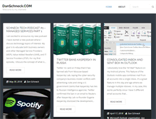 Tablet Screenshot of danschneck.com